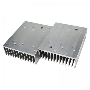 China T Profile Aluminum Heat Sink Extrusions Natural Anodizing AL6063 Raw Material supplier