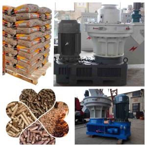 China 1-1.5ton/H Ring Die Pellet Mill Machine Wood Rice Husk Pellet Making Machine supplier