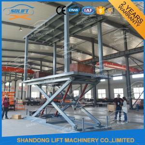 China Double Deck Car Parking System With Electric / Hydraulic Drive System Rack And Pinion Structure supplier