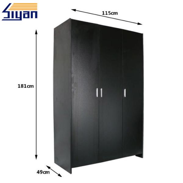 Custom Made Bedroom Wardrobe Doors Solid Color With 760*50*180CM Size
