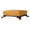 China Soild Wood Leg Upholstered Chair And Ottoman / Living Room Lounge Ottoman Chair wholesale