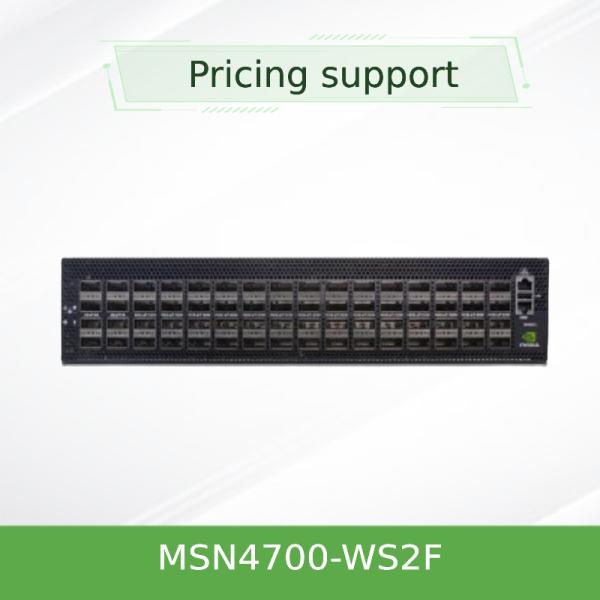 32 QSFP-DD Open Source Mellanox Ethernet Switches 400GbE 1U MSN4700-WS2F