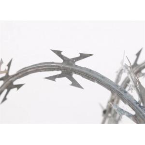 China SS Grades Safety Anti Climb Razor Barbed Wire Fencing Excellent Visibility For Prison supplier