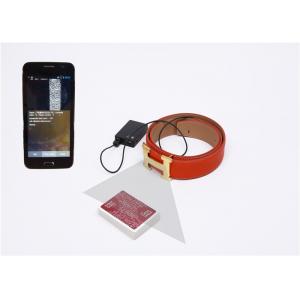 China Brown Leather Belt Poker Camera Scanner For Barcode Marked Cards supplier