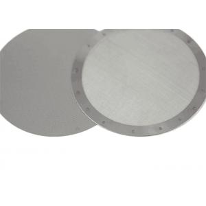 Anti Corrosion Stainless Steel Mesh Filter Discs Fatigue Resistance For Liquid