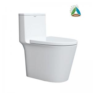 China Sanitary Ware One Piece Toilets , 300/400mm S Trap Water Closet supplier