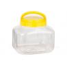 Irregular Shape Canned Food Clear Pet Jars Plastic Jar With Handle