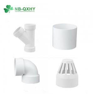 China 90deg Angle PVC ASTM D2665 Dwv Plastic Pipe Fittings with Different Thickness Style supplier