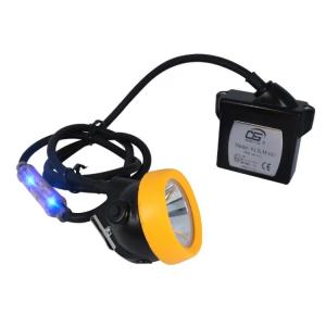 20000 Lux Led Mining Cap Lamp Safety Blue Flashing Rear Light Kl5lm