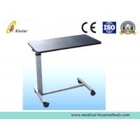 Fireproof Wood Over-Bed Table Dining Table Hospital Bed Accessories ISO9001 (ALS-A09)