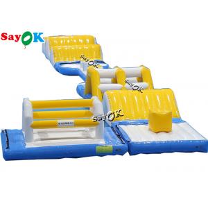 Customized Giant Adult Water Inflatable Obstacle Course Inflatable Water Pillow For Outdoor