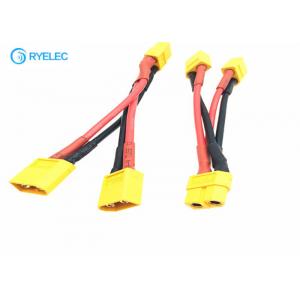 China DJI Phantom Quadcopter Battery Gimbal Parallel Cable XT60 Connector 1 Female To 2 Male supplier