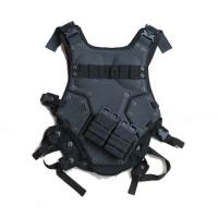 China Black Waterproof Tactical Field Backpack with 2 Front Pockets on sale