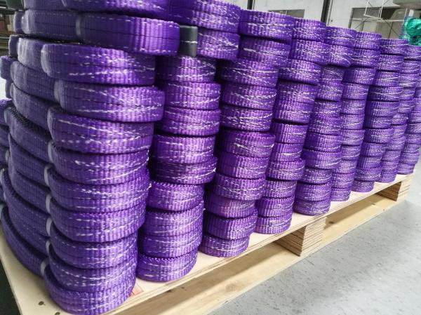 Polyester flat webbing sling , WLL 1T , safety factor 7:1 , According to EN11492