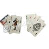 China Gambling Toolment NO.1 Red / Narrow Size 4 Small Index Paper Playing Cards wholesale