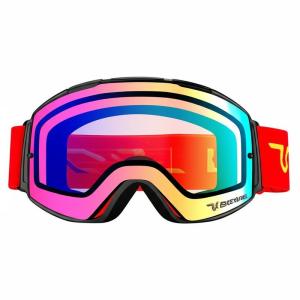 China Detachable Lens Snow Ski Goggles with Any Color and Polycarbonate Lens Material wholesale