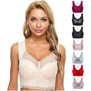 China Anti Bacterial Big Cup Bra Seamless Soft M-5XL Women'S Boxer Brief Set supplier