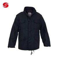 China M65 Military Outdoor Equipment Bdu Type Black Plain Field Military Jacket on sale