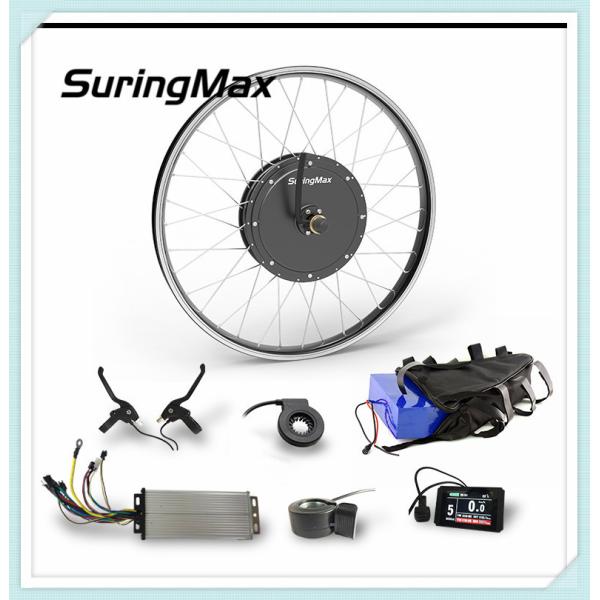48v1200w high torque brushless hub dc motor ebike kit with brake sensor and color display