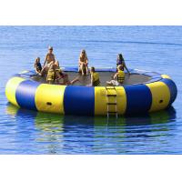 China Custom 1000D DWF Water Toys Aqua Jump Inflatable Water Trampoline/ Floating Water Trampoline on sale