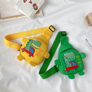 China Cartoon Dinosaur Kids Bags Kindergarten Preschool Travel Backpack For Shoulder Cros supplier