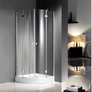 China Quadrant Curved Glass Shower Enclosures For Star Rated Hotels / Model Rooms supplier