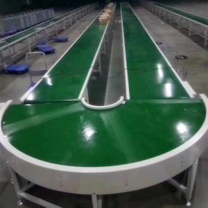 China Black Green White Curve Pvc Conveyor Belt Custom Made FDA Standards supplier