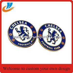 China 25mm No mold fee custom Metal Enamel Badges/Football Pin Badges/Football Stadium Pin Badge supplier