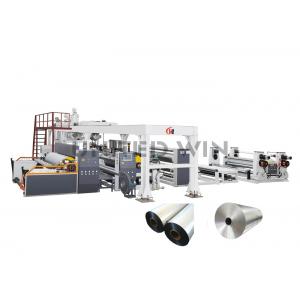 Poly Coating Woven Fabric Aluminium Foil Lamination Machine For Cloth Textile