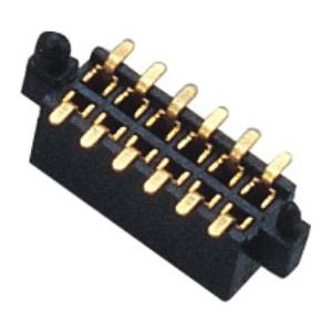 China 1.27mm Dual Row 180° SMT Pin Header Connector Female With Different Post And Metal supplier