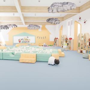 China Heterogeneous Flooring PVC Flooring Easy Maintenance High Stain Resistance For Commercial Spaces With Minimalist Design wholesale