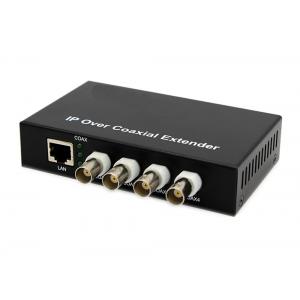 4 BNC Ports IP To Coaxial Converter 10 / 100Mbps 1 LAN Port 1.5km