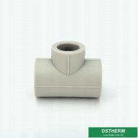 China Casting Ppr Pipe Fittings Green Color , Iso9001 2005 Approval Ppr Reducing Tee on sale