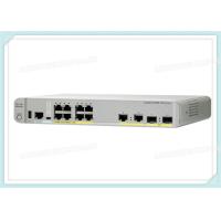 China Catalizador 8 de WS-C3560CX-8PC-S Cisco - base compacta do IP dos dados da camada 3 do interruptor do porto controlada on sale
