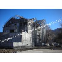 China Light Weight Steel Structure Villa House Pre-Engineered Building Construction With Cladding Systems on sale