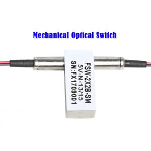 China Fiber Optic Switch FSW Device 1x2 Mechanical Optical WDM 850 1310 1550 Test Wavelength supplier