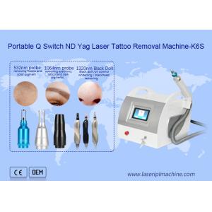 Q Switch Nd Yag Laser Tattoo Removal Equipment 1320nm Pigment  / Speckle Removal