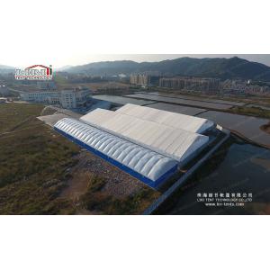 China Thermo Roof  Polygon Steel Industrial Storage Tents With Sandwich Hard Wall supplier
