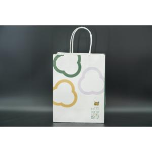 OEM Twisted Handle Paper Bags Printing Bulk Kraft Bags biodegradable
