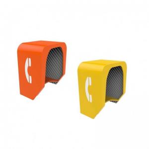 Durable Rustproof Wall Mounted Telephone Hoods Acoustic For Airport / Chemical Plants