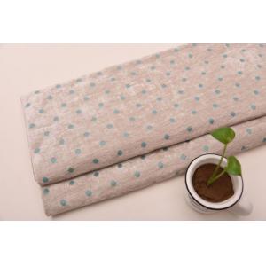 SGS Cream Jacquard Upholstery Fabric Tear Resistant Jacquard Tablecloth Fabric