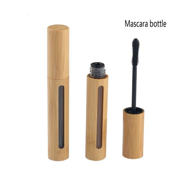 7ml Mascara Bamboo Cosmetic Bottle Makeup Mascara Tube With Eyelash Brush