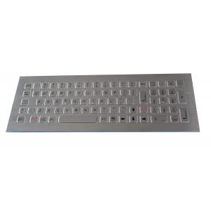 China Ip66 81 Keys Dynamic USB Port Stainless Steel Keyboard For Outdoor Applications supplier