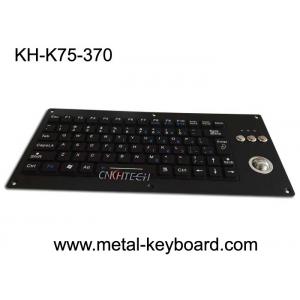 Compact Silicone Backlit Industrial Keyboard With Trackball 75 Keys 5.0VDC