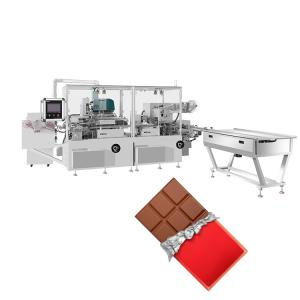 China Chocolate Tablet Packaging Machine with Double-layer Wrapping Heat-sealing and Glueing wholesale