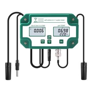 China Smart Tuya Wifi Digital PH Meter with Data Logger Function and 6 in 1 TDS.EC.PH.Salinity.G.S.Temp for Hydroponics wholesale