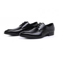 China Embossing Design Patent Leather Black Dress Shoes , Lace Up Dress Shoes on sale