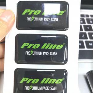 3d Circle Clear Epoxy Dome Stickers Labels PP PVC PET Led