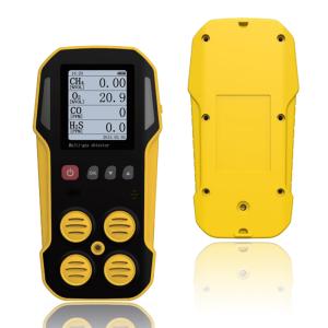 China 4-in-1 Multi-Gas Detector CH4 CO H2S O2 High-Precision Multi-Gas Detector Sensor with Alarm Settings wholesale