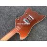 High quality electric guitar with Metallic orange gold dust paint on all parts